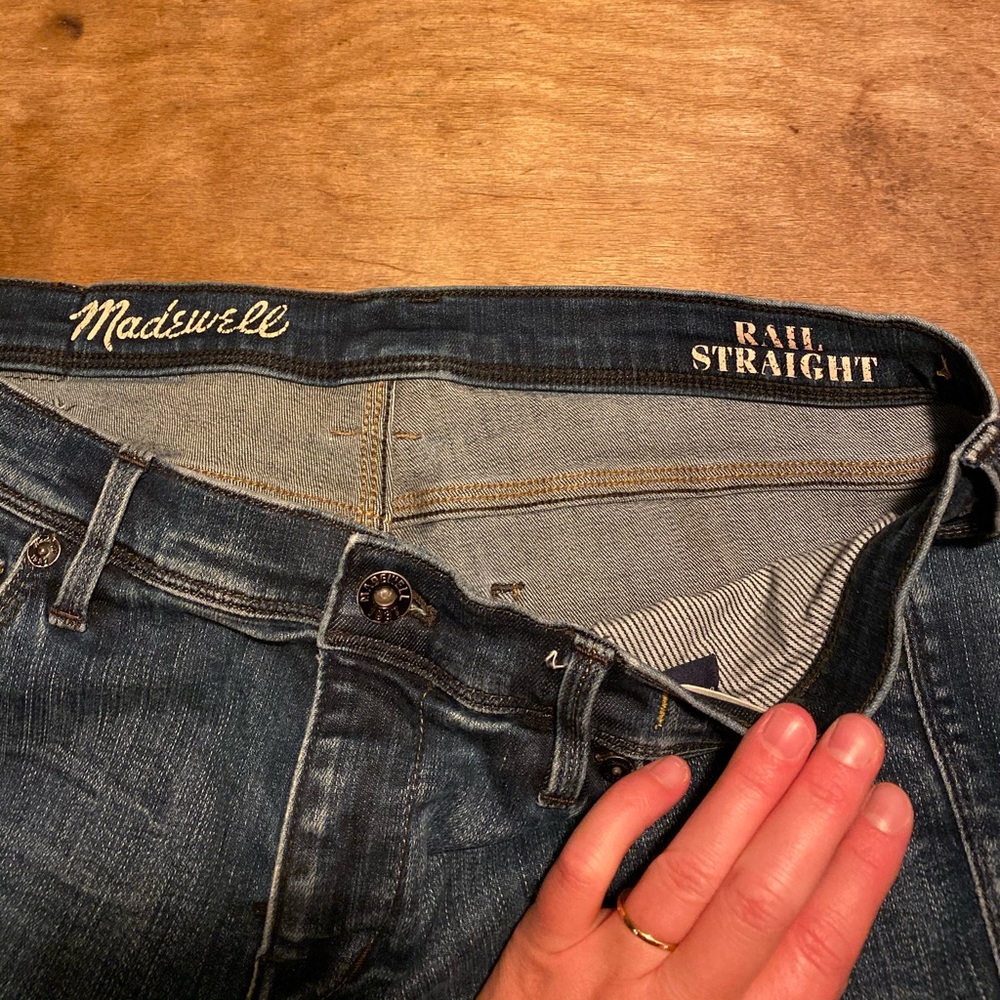 Madewell Rail Straight Jeans